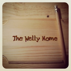 the welly home placa madera